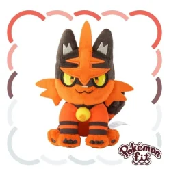Pokemon Center Pokemon*Original Pokemon Fit 726 Torracat Plush Doll JAPAN OFFICIAL