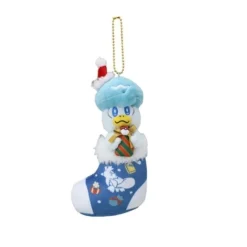 Pokemon Center Original Paldea's Christmas Market 2023 Plush Key Chain Quaxly