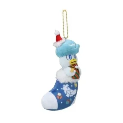 Pokemon Center Original Paldea's Christmas Market 2023 Plush Key Chain Quaxly