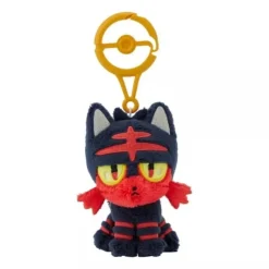 Pokemon Center Pokemon*Original Plush Doll with Carabiner Litten JAPAN OFFICIAL