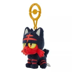 Pokemon Center Pokemon*Original Plush Doll with Carabiner Litten JAPAN OFFICIAL