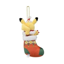 Pokemon Center Original Paldea's Christmas Market 2023 Plush Key Chain Pikachu