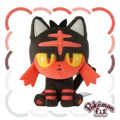 Pokemon Center Original Pokemon Fit 725 Litten Plush Doll JAPAN OFFICIAL