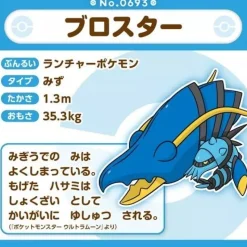 Pokemon Center Original Pokemon Fit Clawitzer Plush Doll JAPAN OFFICIAL