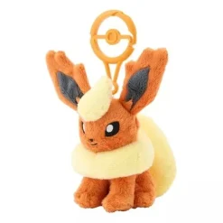 Pokemon Center Pokemon*Original Plush Mascot Keychain with Carabiner Flareon JAPAN