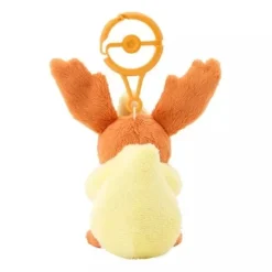 Pokemon Center Pokemon*Original Plush Mascot Keychain with Carabiner Flareon JAPAN