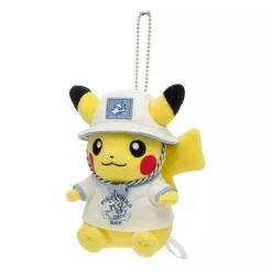 Pokemon Center Original Pikachu Leisure Style Ver. Plush Keychain JAPAN OFFICIAL