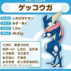 Pokemon Center Original Pokemon Fit Greninja Plush Doll JAPAN OFFICIAL