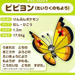 Pokemon Center Pokemon|Plush*Original Pokemon Fit Vivillon Continental Pattern Plush Doll