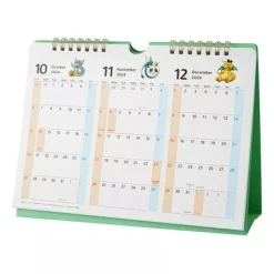 Pokemon Center Original Postcard Desk Calendar 2025 Seasonal Situations JAPAN