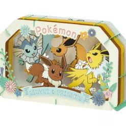 Pokemon Center Pokemon*Original Paper Theater Eevee Vaporeon Jolteon Flareon JAPAN