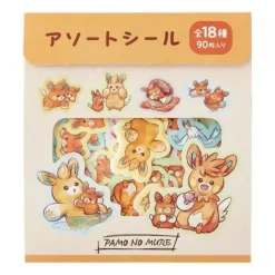 Pokemon Center Pokemon*Original PAMO NO MURE Stickers Set JAPAN OFFICIAL