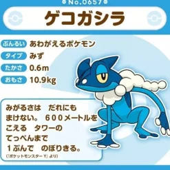 Pokemon Center Pokemon|Plush Toy*Original Pokemon Fit Frogadier Plush Doll JAPAN OFFICIAL