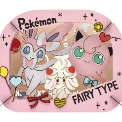 Pokemon Center Original Paper Theater Jigglypuff & Sylveon & Alcremie JAPAN