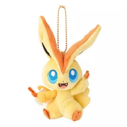 Pokemon Center Pokemon*Original Pikachu & Victini Plush Keychain High Five ver. JAPAN