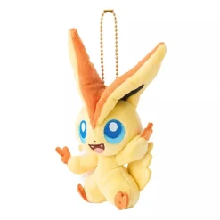 Pokemon Center Pokemon*Original Pikachu & Victini Plush Keychain High Five ver. JAPAN
