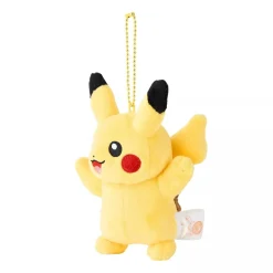 Pokemon Center Pokemon*Original Pikachu & Victini Plush Keychain High Five ver. JAPAN