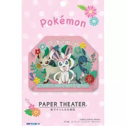 Pokemon Center Original Paper Theater Leafeon & Sylveon & Glaceon JAPAN