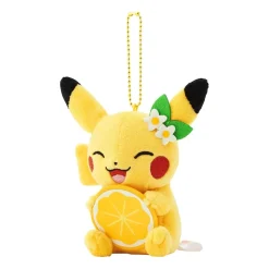 Pokemon Center Original Plush Keychain Pikachu Lemon Ver. Hiroshima JAPAN