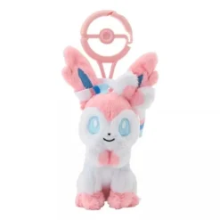 Pokemon Center Pokemon*Original Plush Mascot Keychain with Carabiner Sylveon JAPAN