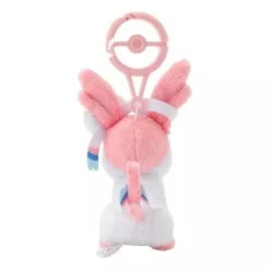 Pokemon Center Pokemon*Original Plush Mascot Keychain with Carabiner Sylveon JAPAN
