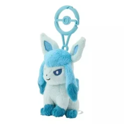 Pokemon Center Plush Toy|Mascot*Original Plush Mascot Keychain with Carabiner Glaceon JAPAN