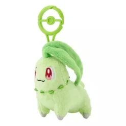 Pokemon Center Original Plush Doll with Carabiner Chikorita JAPAN OFFICIAL
