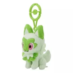 Pokemon Center Plush Toy*Original Plush Doll with Carabiner Sprigatito JAPAN OFFICIAL