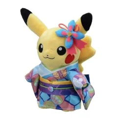 Pokemon Center Original Plush Doll Kaga Kimono Pikachu Center Kanazawa