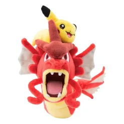 Pokemon Center Plush Toy*Original Red Gyarados And Pikachu Hiroshima R Plush Doll JAPAN