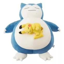 Pokemon Center Original Sleep Motchiri Snorlax & Pikachu Oyasumi Ver. Plush Doll
