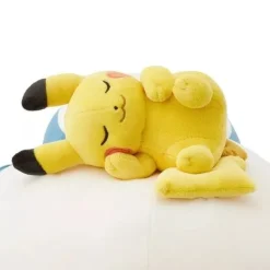 Pokemon Center Original Sleep Motchiri Snorlax & Pikachu Oyasumi Ver. Plush Doll