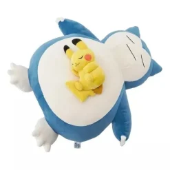 Pokemon Center Original Sleep Motchiri Snorlax & Pikachu Oyasumi Ver. Plush Doll
