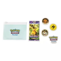 Pokemon Center Original Trading Card Game Pocket Pouches & Stickers Pikachu