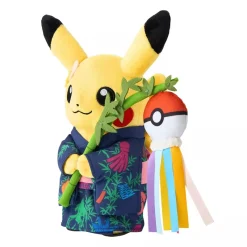 Pokemon Center Plush Toy*Original Tanabata Festival Pikachu Plush Doll JAPAN OFFICIAL