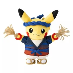 Pokemon Center Original Waraji Festival Pikachu Plush Doll JAPAN OFFICIAL