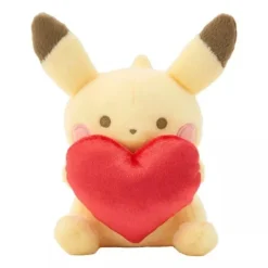 Pokemon Center Original With a Heart Pikachu Plush Doll JAPAN OFFICIAL
