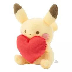 Pokemon Center Original With a Heart Pikachu Plush Doll JAPAN OFFICIAL
