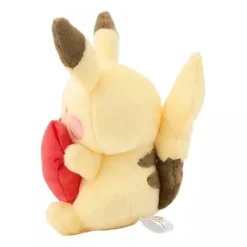 Pokemon Center Original With a Heart Pikachu Plush Doll JAPAN OFFICIAL