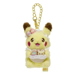 Pokemon Center Original Yum Yum Easter Plush Keychain Pikachu JAPAN OFFICIAL