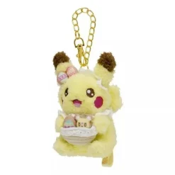 Pokemon Center Original Yum Yum Easter Plush Keychain Pikachu JAPAN OFFICIAL