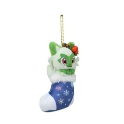 Pokemon Center Pokemon|Plush Toy*Paldea's Christmas Market 2023 Plush Key Chain Sprigatito JAPAN