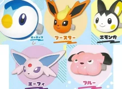 Takara Tomy Arts Pokemon Face Ring Mascot Part 5 All 5 type Set Capsule Toy JAPAN OFFICIAL
