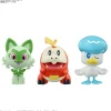 BANDAI Pokemon Model Kit Collection QUICK!! 18+19+20 Sprigatito & Quaxly & Fuecoco 3Set