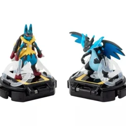 Takara Tomy Pokemon|Figure*Pokemon MonColle Battleze Mega Lucario VS Mega Charizard X Figure JAPAN OFFICIAL