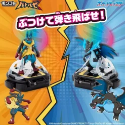 Takara Tomy Pokemon|Figure*Pokemon MonColle Battleze Mega Lucario VS Mega Charizard X Figure JAPAN OFFICIAL
