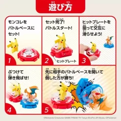Takara Tomy Pokemon*Pokemon MonColle Battleze Pikachu VS Charizard Figure JAPAN OFFICIAL