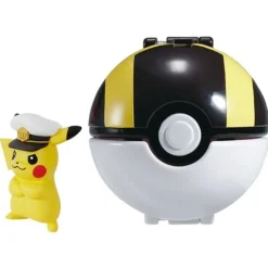 TAKARA TOMY Figure*Pokemon MonColle PokeDel-Z Captain Pikachu JAPAN OFFICIAL