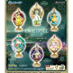 RE-MENT Pokemon*Pokemon OVALTIQUE COLLECTION All 6 types Figure JAPAN OFFICIAL