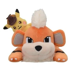 Pokemon Center Pokemon Plush Pen Case Detective Pikachu Returns Growlithe JAPAN OFFICIAL